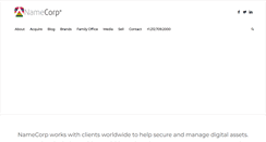 Desktop Screenshot of namecorp.com